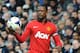 Manchester United's Patrice Evra during the English Premier League soccer match between West Bromwich Albion and Manchester United at The Hawthorns Stadium in West Bromwich, England, Saturday, March 8, 2014. (AP Photo/Rui Vieira)