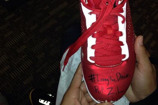 Seth Allen Honors Fallen Manager Zach Lederer on Shoes