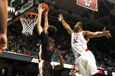 ACC 2ND ROUND: Bojanovsky Dunk Ends Terps' ACC Run