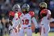 MOBILE, AL - JANUARY 25: Lavelle Westbrooks #18 of the South squad reacts to a defensive stop against the North squad during the Reese's Senior Bowl at Ladd-Peebles Stadium on January 25, 2014 in Mobile, Alabama. (Photo by Stacy Revere/Getty Images)