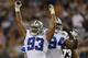 ARLINGTON, TX - DECEMBER 16: Anthony Spencer #93 of the Dallas Cowboys celebrates a sack against Ben Roethlisberger #7 of the Pittsburgh Steelers at Cowboys Stadium on December 16, 2012 in Arlington, Texas. (Photo by Ronald Martinez/Getty Images)