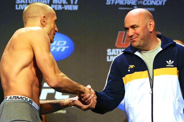UFC President Dana White Knows 'For a Fact' That Georges St-Pierre Will Return 