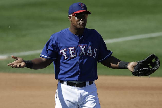 Adrian Beltre Leaves Game with Tightness in Left Quadriceps