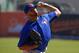 Toronto Blue Jays starting pitcher Ricky Romero throws during an exhibition spring training baseball game against the Toronto Blue Jays in Sarasota, Fla., Saturday, March 1, 2014. (AP Photo/Gene J. Puskar)