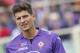 Fiorentina's Mario Gomez, of Germany, walks the pitch during a Serie A soccer match at the Artemio Franchi stadium in Florence, Italy, Sunday, Sept. 15, 2013. (AP Photo/Fabrizio Giovannozzi)