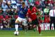 CARDIFF, WALES - AUGUST 31: Ross Barkley of Everton controls the ball from Gary Medal of Cardiff City during the Barclays Premier League match between Cardiff City and Everton at Cardiff City Stadium on August 31, 2013 in Cardiff, Wales. (Photo by Jan Kruger/Getty Images)