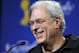 FILE - In this June 3, 2009 file photo, Los Angeles Lakers coach Phil Jackson answers question during a news conference after practice for Game 1 of the NBA final basketball series in Los Angeles. Carmelo Anthony says he has heard that 11-time NBA champion coach Phil Jackson will be