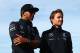 MELBOURNE, AUSTRALIA - MARCH 13: (L-R) Mercedes GP drivers Lewis Hamilton and Nico Rosberg walk on St Kilda during previews to the Australian Formula One Grand Prix on March 13, 2014 in Melbourne, Australia. (Photo by Clive Mason/Getty Images)