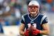 FOXBORO, MA - NOVEMBER 18: Julian Edelman #11 of the New England Patriots catches a pass before a game against the Indianapolis Colts at Gillette Stadium on November 18, 2012 in Foxboro, Massachusetts. (Photo by Jim Rogash/Getty Images)