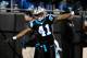 CHARLOTTE, NC - DECEMBER 15: Captain Munnerlyn #41 of the Carolina Panthers celebrates after returning an interception for a touchdown against the New York Jets during play at Bank of America Stadium on December 15, 2013 in Charlotte, North Carolina. The Panthers won 30-20. (Photo by Grant Halverson/Getty Images)