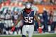 Dec 2, 2012; Miami, FL, USA; New England Patriots middle linebacker Brandon Spikes (55) reacts during a game against the Miami Dolphins at Sun Life Stadium. Mandatory Credit: Steve Mitchell-USA TODAY Sports
