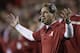 Alabama head coach Nick Saban seems frustrated during the second half of an NCAA college football game against Auburn in Auburn, Ala., Saturday, Nov. 30, 2013. (AP Photo/Dave Martin)