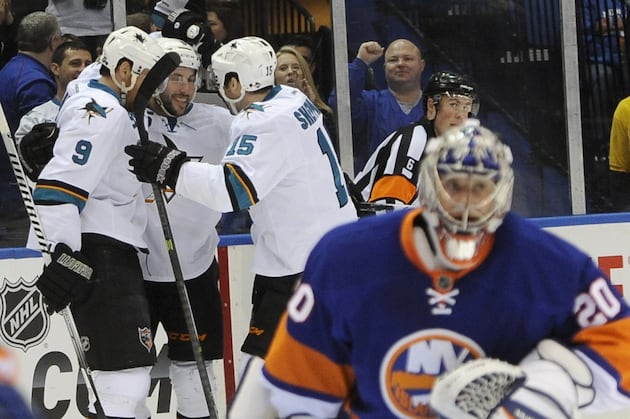 Video: Sharks Thread the Needle Four Times Before Scoring