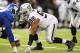 EAST RUTHERFORD, NJ - NOVEMBER 10: Vance Walker #98 of the Oakland Raiders in action against the New York Giants during their game at MetLife Stadium on November 10, 2013 in East Rutherford, New Jersey. (Photo by Al Bello/Getty Images)