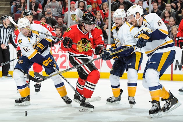 Preds Edge Blackhawks for 3rd Straight Win