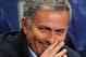 MANCHESTER, ENGLAND - NOVEMBER 21: Real Madrid Head Coach Jose Mourinho smiles prior to the UEFA Champions League Group D match between Manchester City FC and Real Madrid CF at the Etihad Stadium on November 21, 2012 in Manchester, England. (Photo by Michael Regan/Getty Images)