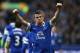 LIVERPOOL, ENGLAND - MARCH 15: Seamus Coleman of Everton celebrates scoring the winning goal during the Barclays Premier League match between Everton and Cardiff City at Goodison Park on March 15, 2014 in Liverpool, England. (Photo by Clive Brunskill/Getty Images)