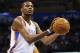 Oklahoma City Thunder forward Kevin Durant (35) shoots a foul shot during an NBA basketball game against the Houston Rockets in Oklahoma City, Tuesday, March 11, 2014. Oklahoma City won 106-98. (AP Photo/Sue Ogrocki)