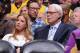 LOS ANGELES, CA - APRIL 2: NBA legend Phil Jackson sits in the stands when the Los Angeles Lakers played against the Dallas Mavericks at Staples Center on April 2, 2013 in Los Angeles, California. NOTE TO USER: User expressly acknowledges and agrees that, by downloading and/or using this Photograph, user is consenting to the terms and conditions of the Getty Images License Agreement. Mandatory Copyright Notice: Copyright 2013 NBAE (Photo by Andrew D. Bernstein/NBAE via Getty Images)
