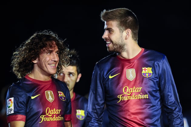 Puyol and Pique Miss Osasuna Clash