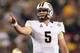 GLENDALE, AZ - JANUARY 01: Quarterback Blake Bortles #5 of the UCF Knights during the Tostitos Fiesta Bowl against the Baylor Bears at University of Phoenix Stadium on January 1, 2014 in Glendale, Arizona. (Photo by Christian Petersen/Getty Images)