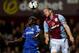 BIRMINGHAM, ENGLAND - MARCH 15: Ron Vlaar of Aston Villa outjumps Ramires of Chelsea during the Barclays Premier League match between Aston Villa and Chelsea at Villa Park on March 15, 2014 in Birmingham, England. (Photo by Michael Regan/Getty Images)