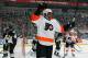 PITTSBURGH, PA - MARCH 16: Wayne Simmonds #17 of the Philadelphia Flyers celebrates his goal during the first period against the Pittsburgh Penguins on March 16, 2014 at Consol Energy Center in Pittsburgh, Pennsylvania. (Photo by Gregory Shamus/NHLI via Getty Images)