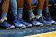 DURHAM, NC - FEBRUARY 13: A view of the new Air Jordan shoes worn by the North Carolina Tar Heels during their game against the Duke Blue Devils at Cameron Indoor Stadium on February 13, 2013 in Durham, North Carolina. (Photo by Streeter Lecka/Getty Images)