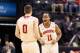 INDIANAPOLIS, IN - MARCH 13: Yogi Ferrell #11 of the Indiana Hoosiers celebrates in the game against the Illinois Fighting Illini during the first round of the Big Ten Basketball Tournament at Bankers Life Fieldhouse on March 13, 2014 in Indianapolis, Indiana. (Photo by Andy Lyons/Getty Images)