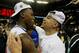 ATLANTA, GA - MARCH 16: Scottie Wilbekin #5 and Casey Prather #24 of the Florida Gators celebrate their 61 to 60 win over the Kentucky Wildcats in the Championship game of the 2014 Men's SEC Basketball Tournament at Georgia Dome on March 16, 2014 in Atlanta, Georgia. (Photo by Kevin C. Cox/Getty Images)