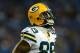 Nov 28, 2013; Detroit, MI, USA; Green Bay Packers wide receiver James Jones (89) against the Detroit Lions at Ford Field. Mandatory Credit: Andrew Weber-USA TODAY Sports