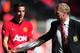 LONDON, ENGLAND - AUGUST 11: Robin van Persie of Manchester United and manager David Moyes with the trophy after victory in the FA Community Shield match between Manchester United and Wigan Athletic at Wembley Stadium on August 11, 2013 in London, England. (Photo by Jamie McDonald/Getty Images)