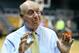 Jan 22, 2014; Coral Gables, FL, USA; College basketball announcer Dick Vitale before a game between the Duke Blue Devils and Miami Hurricanes at BankUnited Center. Mandatory Credit: Robert Mayer-USA TODAY Sports