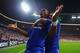 MUNICH, GERMANY - MAY 19: Didier Drogba of Chelsea celebrates with team mate Juan Mata after scoring his team’s first goal during UEFA Champions League Final between FC Bayern Muenchen and Chelsea at the Fussball Arena München on May 19, 2012 in Munich, Germany. (Photo by Laurence Griffiths/Getty Images)