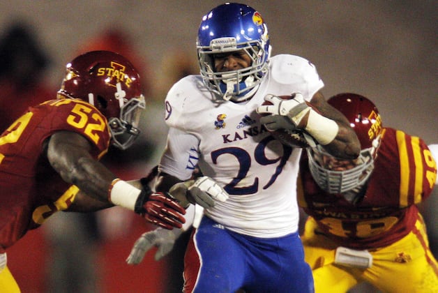 Ex-Kansas RB Sims Gets Up to Speed