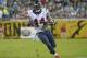 Houston Texans running back Ben Tate (44) looks to run against the Jacksonville Jaguars during the first half of an NFL football game in Jacksonville, Fla., Thursday, Dec. 5, 2013.(AP Photo/Phelan M. Ebenhack)