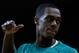 Boston Celtics guard Rajon Rondo (9) reacts before an NBA basketball game in New Orleans, Sunday, March 16, 2014. The Pelicans won 121-120. (AP Photo/Jonathan Bachman)