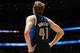 DENVER, CO - March 5: Dirk Nowitzki #41 of the Dallas Mavericks stands on the court during a game against the Denver Nuggets on March 5, 2014 at the Pepsi Center in Denver, Colorado. NOTE TO USER: User expressly acknowledges and agrees that, by downloading and/or using this Photograph, user is consenting to the terms and conditions of the Getty Images License Agreement. Mandatory Copyright Notice: Copyright 2014 NBAE (Photo by Bart Young/NBAE via Getty Images)