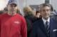 Washington Capitals head coach Adam Oates and owner Ted Leonsis (l-r).