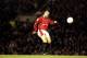 21 Dec 1996: Eric Cantona of Manchester United in action during an FA Carling Premiership match against Sunderland at Old Trafford in Manchester, England. Manchester United won the match 5-0. \ Mandatory Credit: Mark Thompson/Allsport