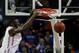 ATLANTA, GA - MARCH 16: Patric Young #4 of the Florida Gators dunks against the Kentucky Wildcats in the seond half during the Championship game of the 2014 Men's SEC Basketball Tournament at Georgia Dome on March 16, 2014 in Atlanta, Georgia. (Photo by Kevin C. Cox/Getty Images)
