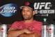 Jun 15, 2013; Winnipeg, MB, Canada; Dan Henderson during the post-fight press conference after fighting Rashad Evans (not pictured) during their Light Heavyweight bout at UFC 161 at MTS Centre. Mandatory Credit: Tom Szczerbowski-USA TODAY Sports
