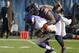 Chicago Bears defensive tackle Henry Melton (69) sacks Minnesota Vikings quarterback Christian Ponder (7) in the first half of an NFL football game in Chicago, Sunday, Nov. 25, 2012. (AP Photo/Nam Y. Huh)
