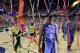 Duke's Quinn Cook (2) walks off the court after losing to Virginia in an NCAA college basketball game in the championship for the Atlantic Coast Conference tournament in Greensboro, N.C., Sunday, March 16, 2014. Virginia won 72-63. (AP Photo/Gerry Broome)