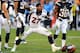 Denver Broncos running back (27) Knowshon Moreno reacts after getting a first down during a game against the San Diego Chargers played at Qualcomm Stadium in San Diego on Sunday, Nov. 10, 2013. (AP Photo/John Cordes)