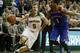 Baylor guard Brady Heslip (5) attempts to get by Kansas' Wayne Selden, Jr. (1) on a drive to the basket in the second half of an NCAA college basketball game, Tuesday, Feb. 4, 2014, in Waco, Texas. Kansas won 69-52. (AP Photo/Tony Gutierrez)