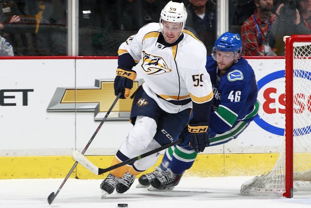 Rookies Lack, Jensen Lead Canucks Past Predators