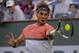 Rafael Nadal, of Spain, hits to Alexandr Dolgopolov, of Ukraine, during a third round match at the BNP Paribas Open tennis tournament, Monday, March 10, 2014 in Indian Wells, Calif. (AP Photo/Mark J. Terrill)