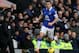 Everton's Seamus Coleman looks to pass the ball during the English Premier League soccer match between Tottenham Hotspur and Everton at the White Hart Lane stadium in London, Sunday, Feb. 9, 2014. (AP Photo/Alastair Grant)