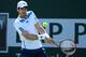 INDIAN WELLS, CA - MARCH 12: Andy Murray of Great Britain hits a return to Milos Raonic of Canada during the BNP Paribas Open at Indian Wells Tennis Garden on March 12, 2014 in Indian Wells, California. (Photo by Stephen Dunn/Getty Images). (Photo by Stephen Dunn/Getty Images)